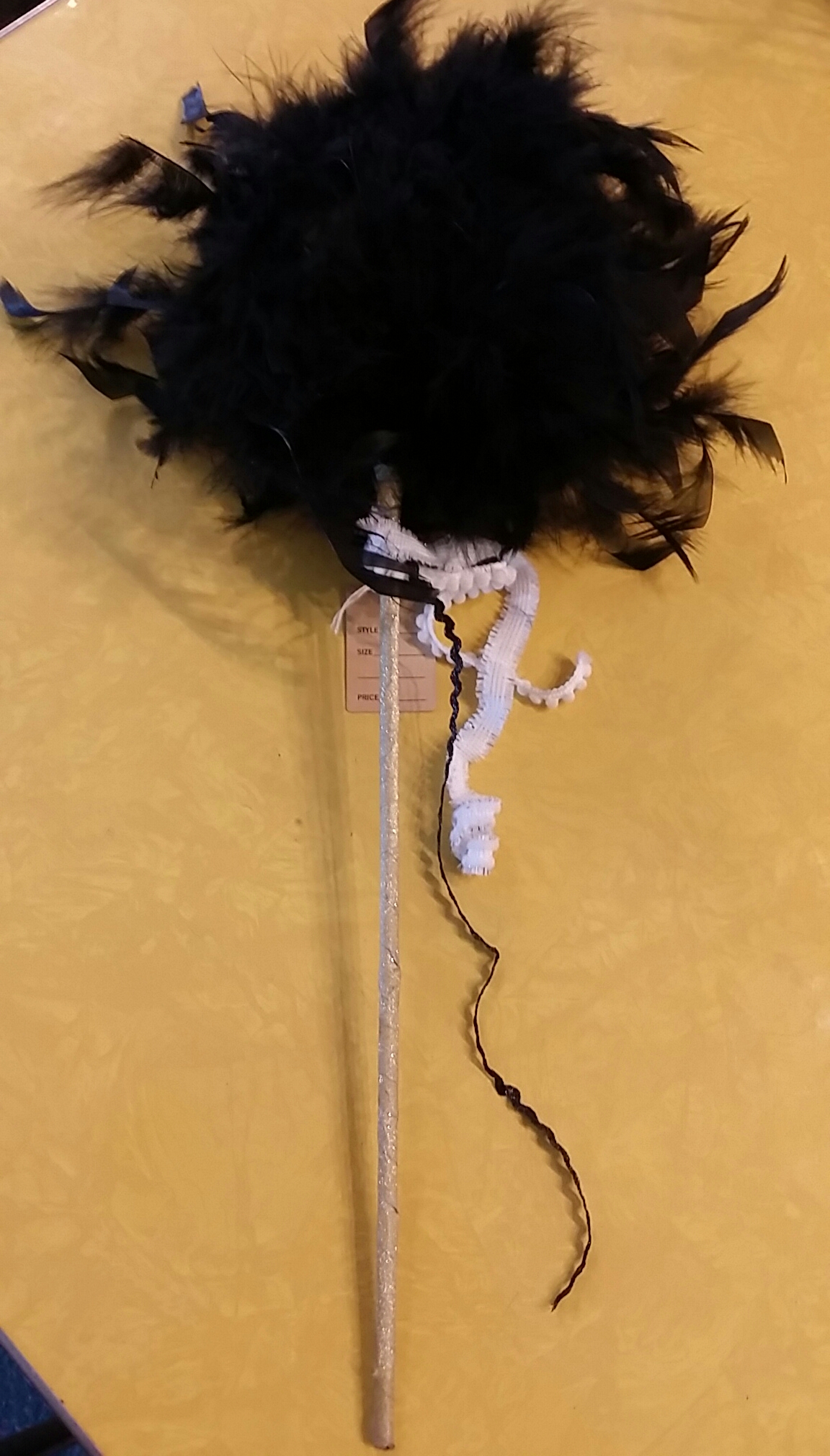 Black Puffs on a Stick