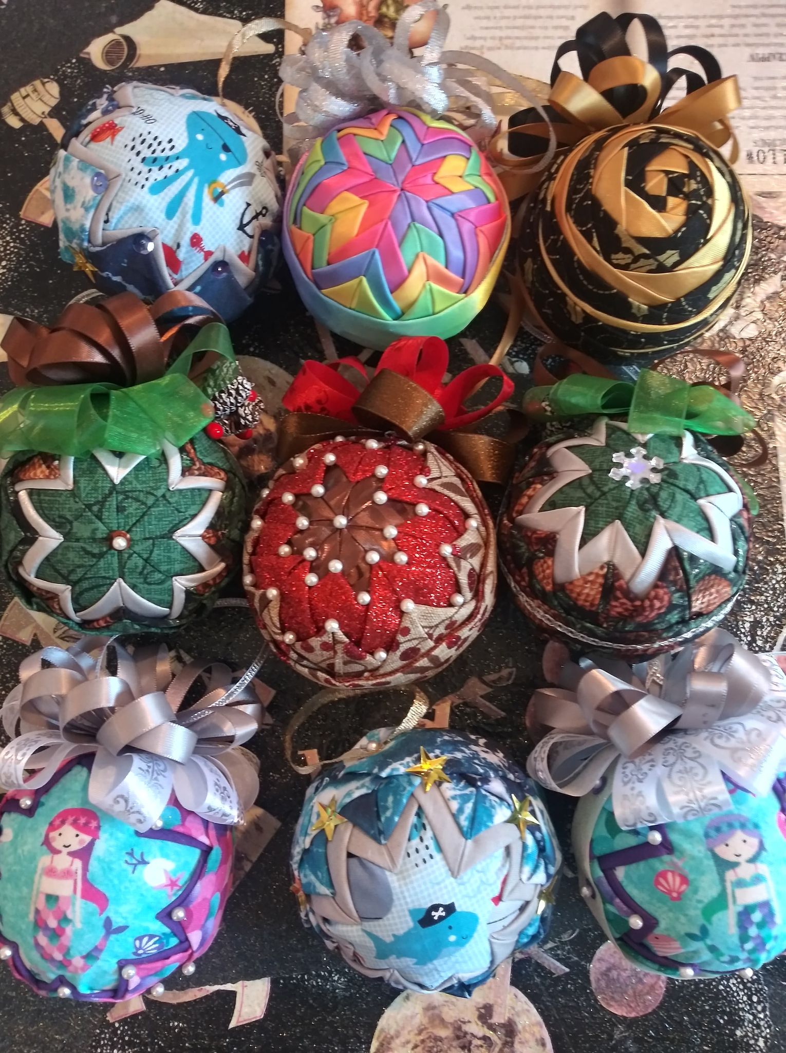 Quilted Ornaments